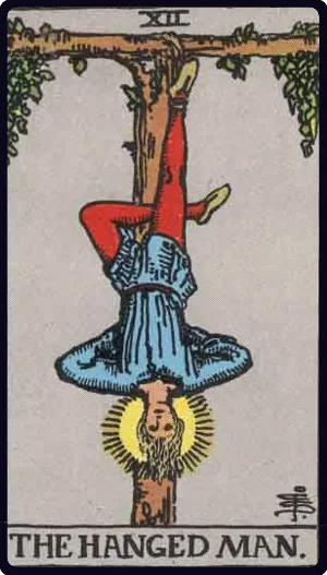 タロットカード「吊るされた男」(The Hanged Man)の絵柄