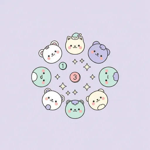 十二支と数秘術で占う相性のイメージイラスト