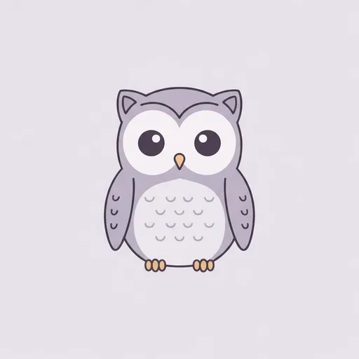 動物キャラ占いの「ふくろう（静かな知性派）」キャラクター