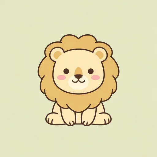 動物キャラ占いの「ライオン（情熱の堂々リーダー）」キャラクター