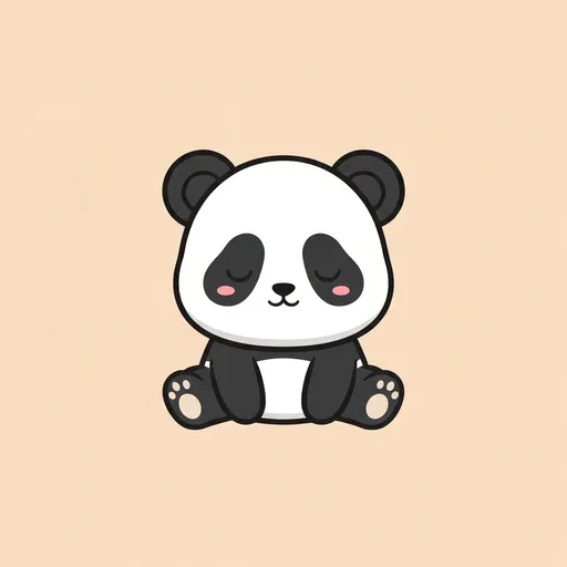 動物キャラ占いの「ぱんだ（マイペースな癒し系）」キャラクター