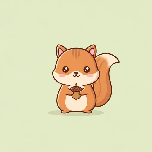 動物キャラ占いの「りす（こつこつ準備上手）」キャラクター