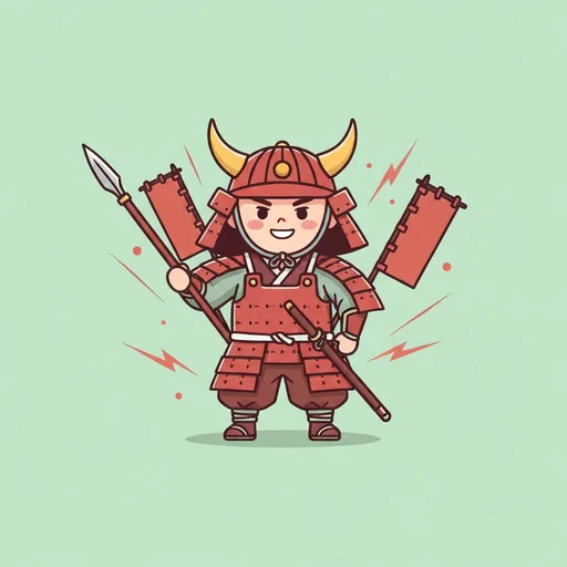 前世診断の「戦国の武将(戦国時代)」のすがた