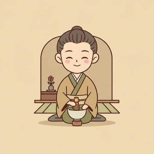 前世診断の「茶人(戦国〜江戸)」のすがた