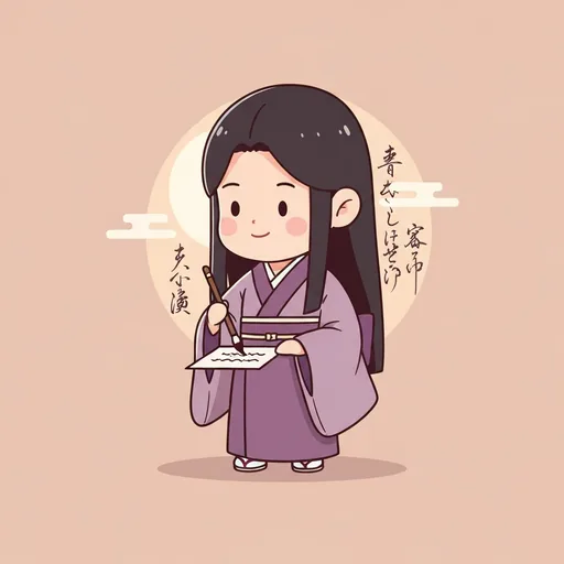 前世診断の「平安の女房歌人(平安時代)」のすがた
