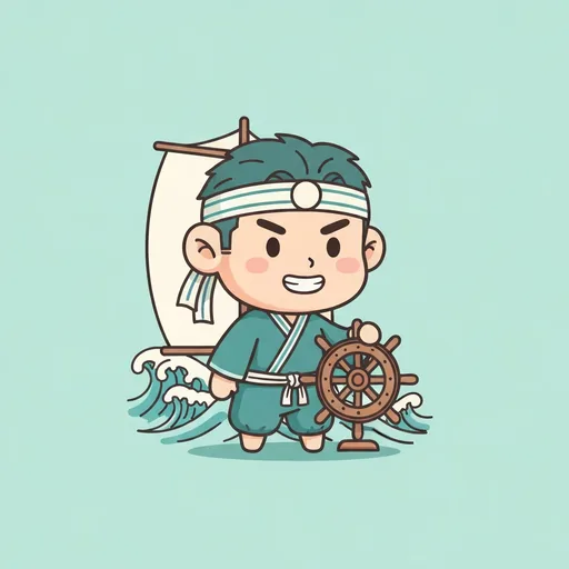 前世診断の「海の水軍(戦国時代)」のすがた